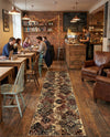 Bistro Lounge Collection Area Rug -  Piccolo Runner Beige  lifestyle 68