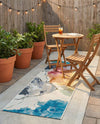Urban Terrace Collection Area Rug -  Arbor Runner Multi  lifestyle 70