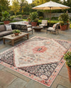 Patio Heritage Collection Area Rug -  Meadow Rectangle Multi  lifestyle 29