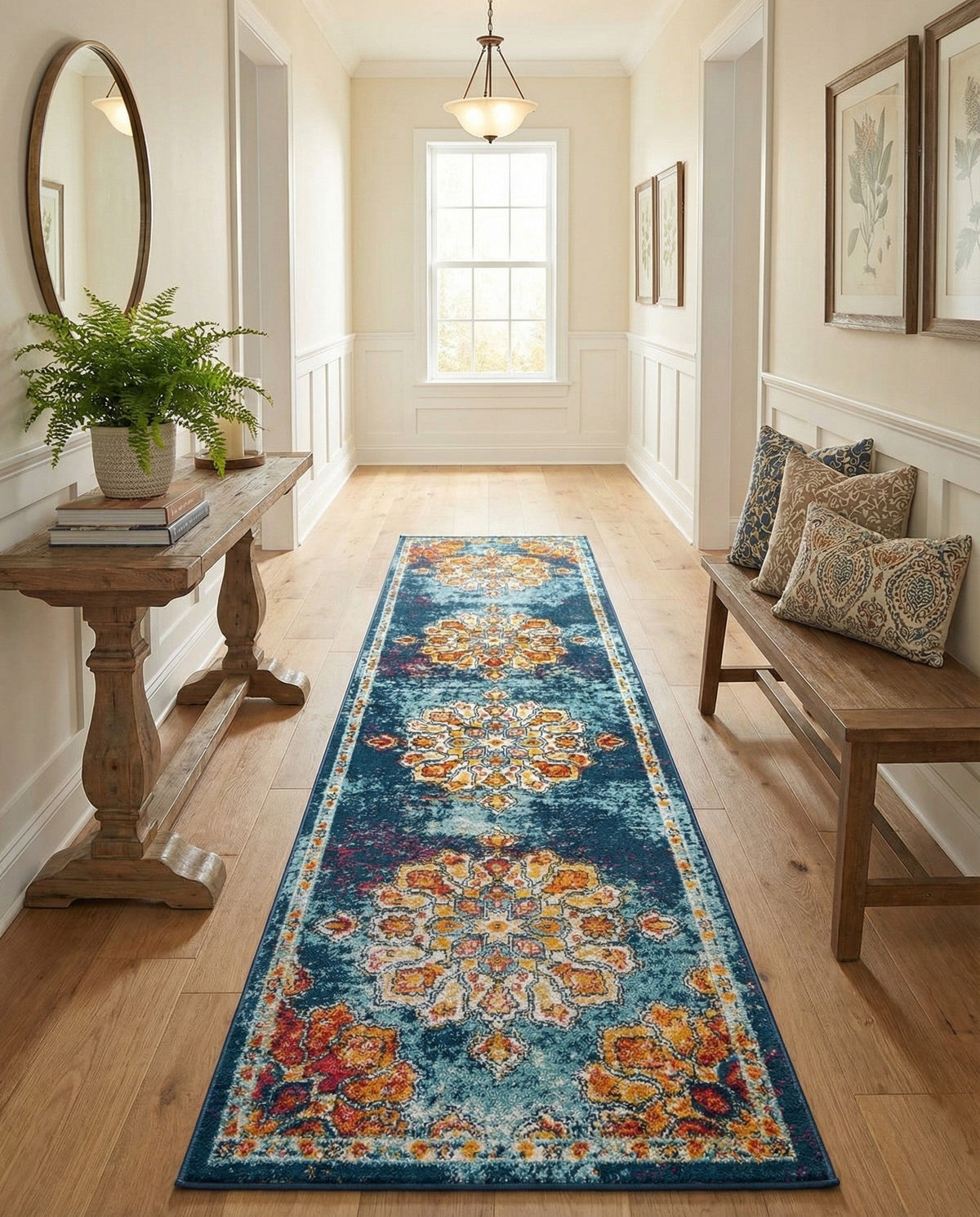 Beverly Grove Collection Area Rug - Melrose (Multi) Runner Multi  lifestyle 82
