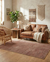 Sahara Essence Collection Area Rug - Oasis (Brown) Rectangle Brown  lifestyle 6