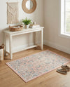Savannah Series Collection Area Rug -  Beaufort Rectangle Powder Pink  lifestyle 12