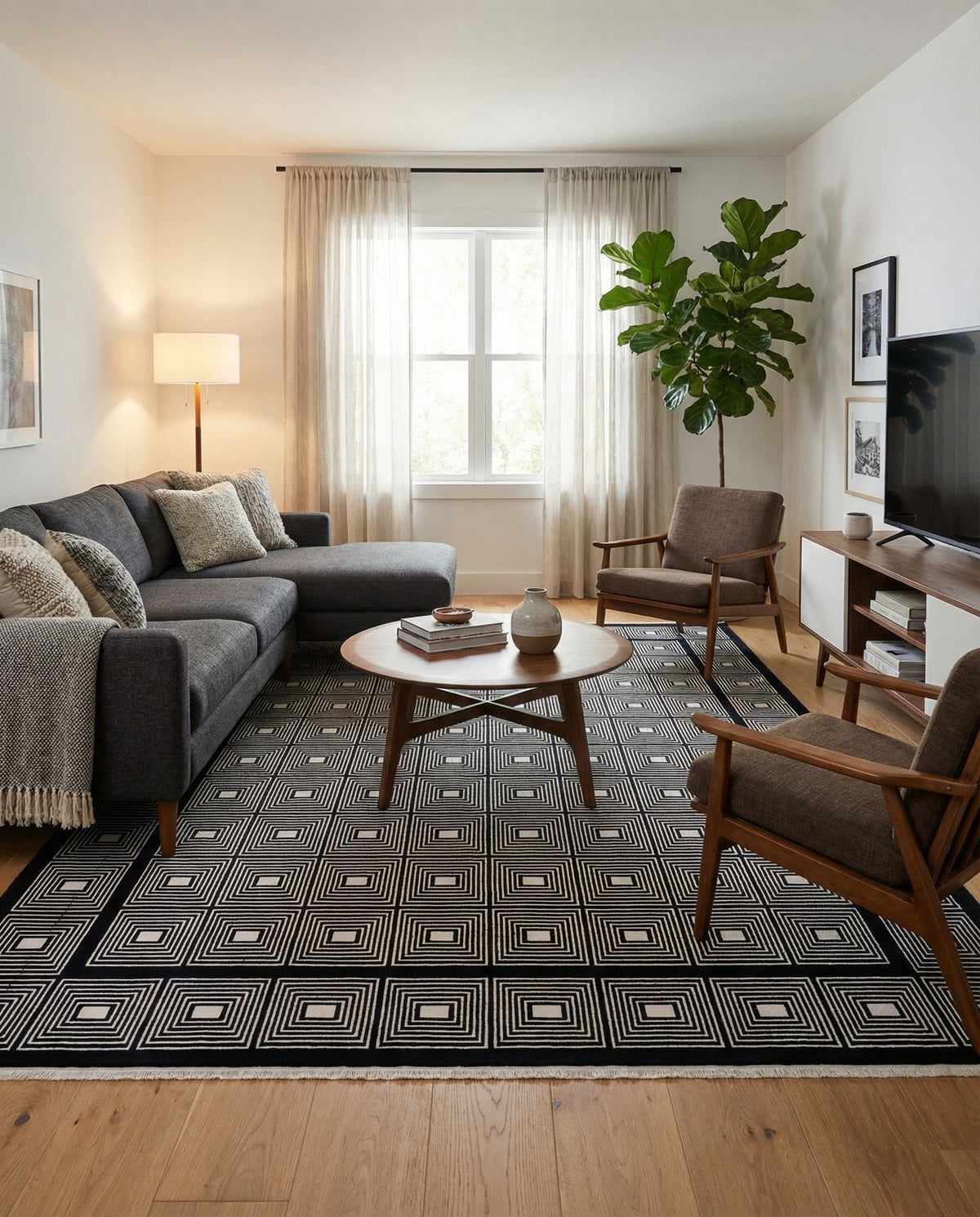Aravalli Collection Area Rug -  Jaipur Rectangle Midnight Blue  lifestyle 28