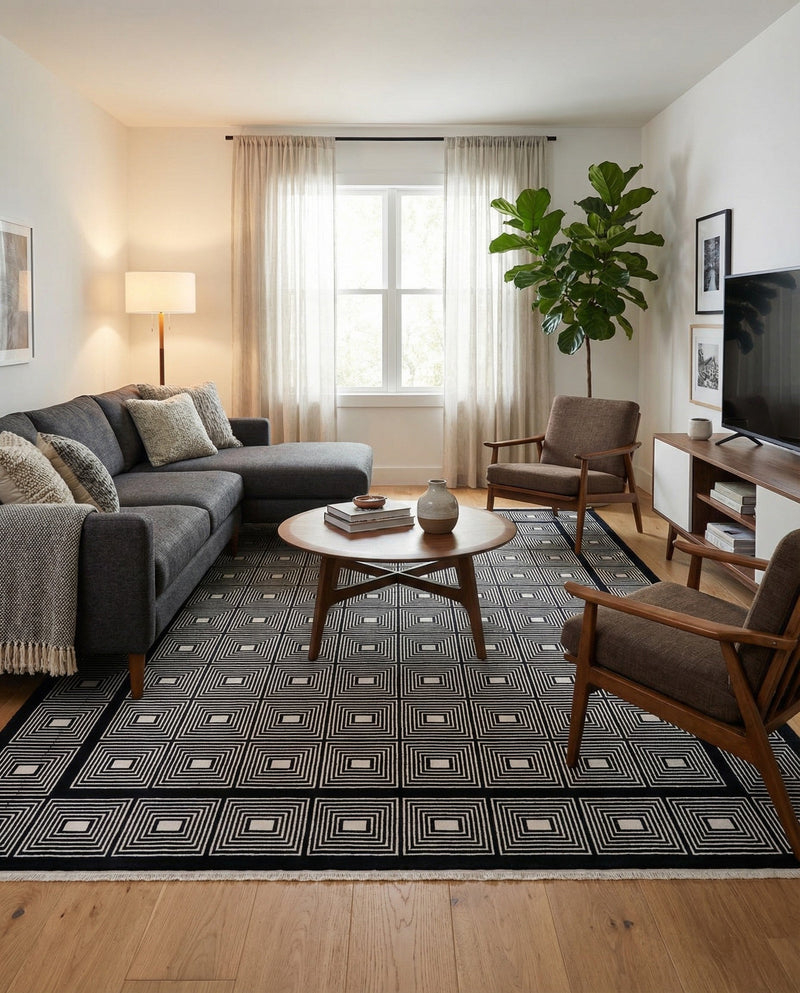 Aravalli Collection Area Rug -  Jaipur Rectangle Midnight Blue  lifestyle 28
