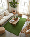 Meadow Retreat Collection Area Rug - Glen Rectangle Green  lifestyle 28