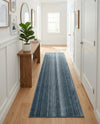 Jewel Oasis Collection Area Rug - Sapphire (Blue) Runner Blue  lifestyle 61