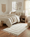 Sahara Chic Collection Area Rug -  Casablanca Rectangle Ivory  lifestyle 69