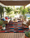 Urban Terrace Collection Area Rug -  Courtyard Rectangle Multi  lifestyle 23