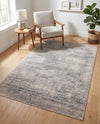 Bloomsbury Elegance Collection Area Rug -  Pimlico Rectangle Gray  lifestyle 50