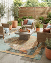 Urban Terrace Collection Area Rug -  Portico Rectangle Multi  lifestyle 18