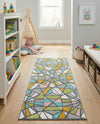 Wonder Tykes Collection Area Rug -  Chromatic Runner Multi  lifestyle 41
