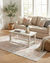 Parisian Elegance Collection Area Rug - Versailles (Rose Pink) Rectangle Rose Pink  lifestyle 11