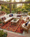 Safari Escape Rugs Collection Area Rug -  Kalahari Rectangle Multi  lifestyle 46