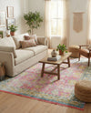 Arcadia Rugs Collection Area Rug -  Shangri-La Rectangle Pink  lifestyle 3