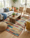 Coastal Terrace Collection Area Rug -  Harbor Rectangle Multi  lifestyle 10