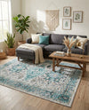Laguna Sands Collection Area Rug -  Venice Rectangle Aqua Green  lifestyle 42