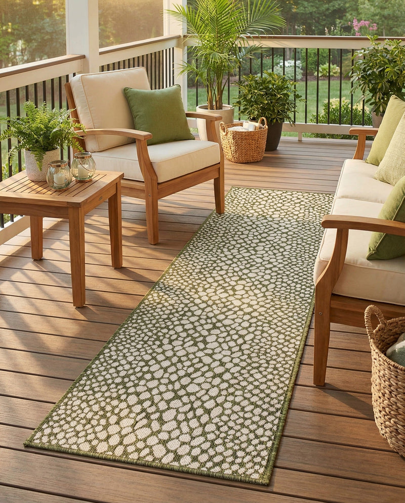 Urban Oasis Rugs Collection Area Rug -  Terrace (Green) Runner Green  lifestyle 58