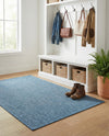 Seaside Serenity Collection Area Rug - Veranda (Blue) Rectangle Blue  lifestyle 27
