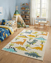 Wonder Tykes Collection Area Rug -  Pastiche Rectangle Ivory  lifestyle 6