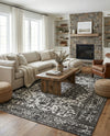 Georgetown Rugs Collection Area Rug - Dupont (Dark Gray) Rectangle Dark Gray  lifestyle 4