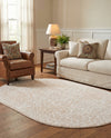 Andes Summit Collection Area Rug -  Lanín Oval Beige  lifestyle 46