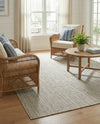 Seaside Serenity Collection Area Rug - Veranda (Light Gray) Rectangle Light Gray  lifestyle 15
