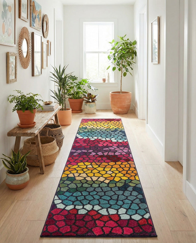 Marrakesh Elegance Collection Area Rug -  Melilla Runner Multi  lifestyle 39