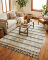 Sonoran Collection Area Rug - Montezuma Rectangle Aquamarine  lifestyle 24