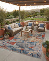Urban Terrace Collection Area Rug -  Boulevard Rectangle Multi  lifestyle 28