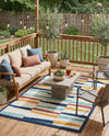 Caribbean Terrace Collection Area Rug -  Jamaica Rectangle Ivory  lifestyle 13
