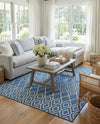 Urban Oasis Rugs Collection Area Rug -  Boulevard (Blue) Rectangle Blue  lifestyle 14