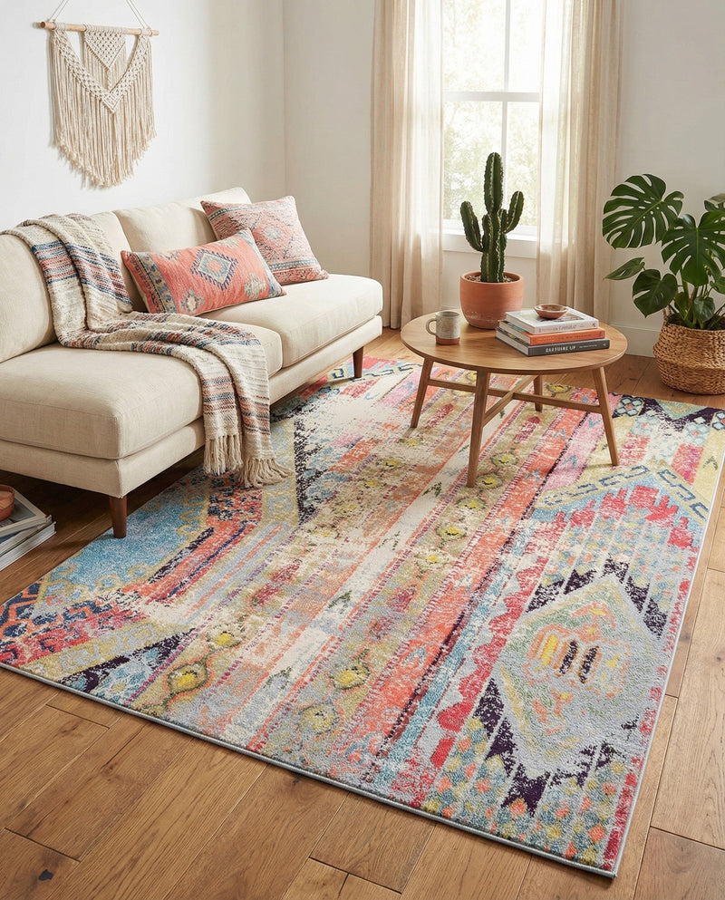 Sedona Vista Collection Area Rug -  Cholla Rectangle Multi  lifestyle 35