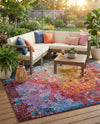 Urban Terrace Collection Area Rug -  Terrace Rectangle Multi  lifestyle 8