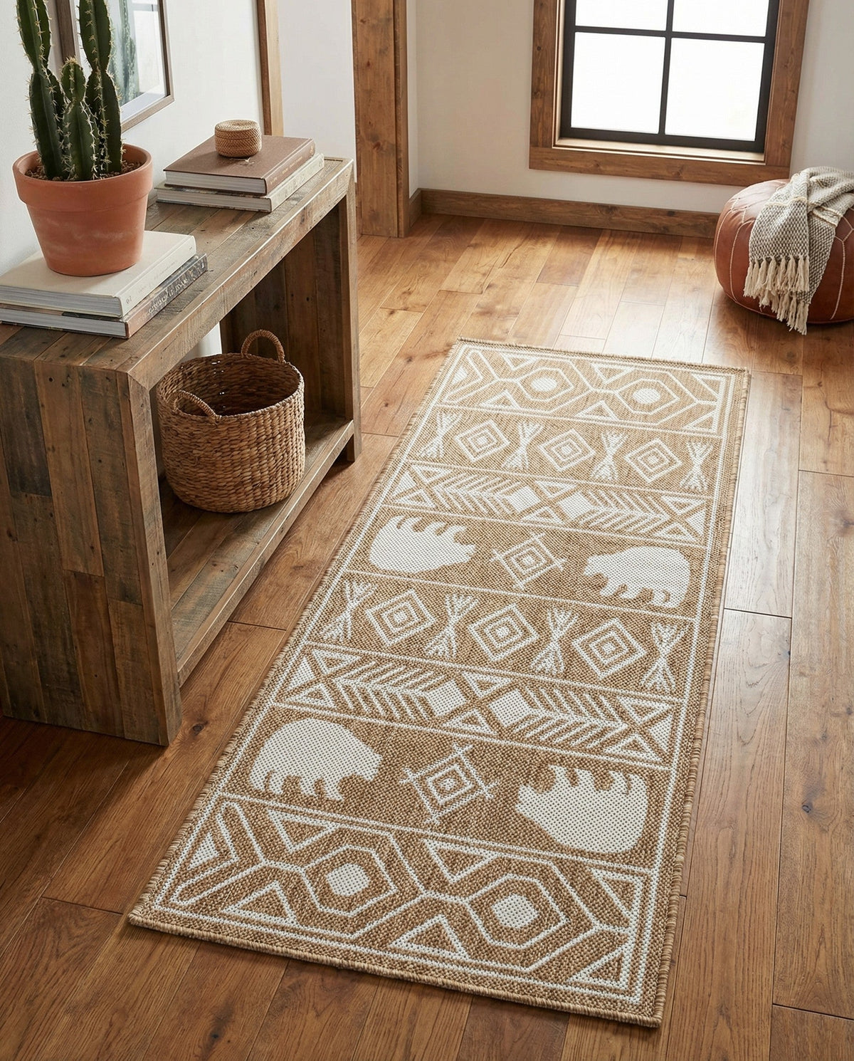 Mesa Oasis Rugs Collection Area Rug - Sundown Runner Taupe  lifestyle 156