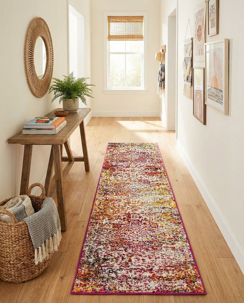 Georgetown Rugs Collection Area Rug - Dupont (Multi) Runner Multi  lifestyle 39
