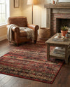Neptune Elegance Collection Area Rug -  Nereid Rectangle Burgundy  lifestyle 64