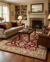 Jaipur Elegance Collection Area Rug -  Jantar Rectangle Red  lifestyle 14