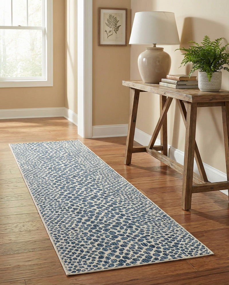 Urban Oasis Rugs Collection Area Rug -  Terrace (Blue) Runner Blue  lifestyle 77