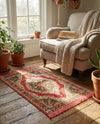 Caribbean Breeze Collection Area Rug -  Windward Rectangle Red  lifestyle 18