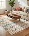 Garden Maze Retreat Collection Area Rug -  Mazeview Rectangle Multi  lifestyle 25