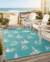Seaside Haven Rugs Collection Area Rug -  Beachcomber Rectangle Teal  lifestyle 15