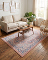 Savannah Series Collection Area Rug - Charleston (Powder Pink) Rectangle Powder Pink  lifestyle 21