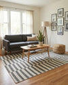Soho Elegance Collection Area Rug -  Hudson (Dark Gray) Rectangle Dark Gray  lifestyle 18