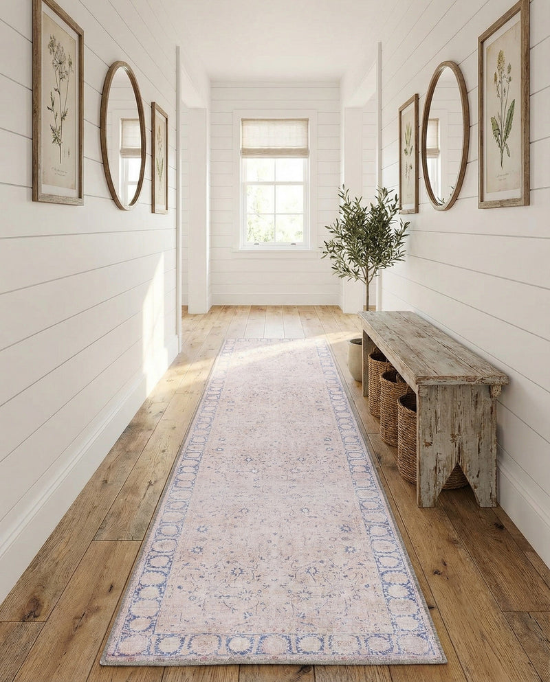 Heritage Elegance Collection Area Rug -  Nijo Runner Beige  lifestyle 21