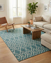 Urban Oasis Rugs Collection Area Rug -  Boulevard (Teal) Rectangle Teal  lifestyle 25