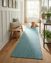 Seaside Serenity Collection Area Rug - Veranda (Aquamarine) Runner Aquamarine  lifestyle 52