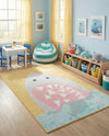 Wonder Tykes Collection Area Rug -  Whimsical Rectangle Yellow  lifestyle 9
