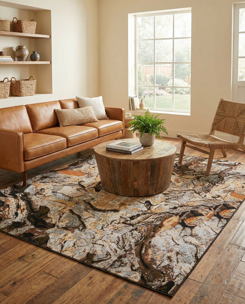 Urban Terrace Collection Area Rug -  Horizon Rectangle Multi  lifestyle 22
