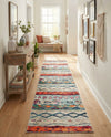 Colorburst Oasis Collection Area Rug -  Lagoon Runner Multi  lifestyle 71