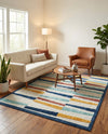 Caribbean Terrace Collection Area Rug -  Jamaica Rectangle Ivory  lifestyle 7